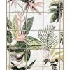 Hot Sale 🔔 Cooper & Co Floral Tiles Oil Paint Ready To Hang Canvas Wall Art 100x140cm ⌛