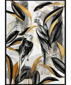 Cheapest 🥰 Cooper & Co Ready To Hang Fancy Feathers Wall Art With Foil 140x100cm 🔔