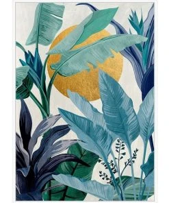 New 🔔 Cooper & Co Ready To Hang Sun Shade Wall Art With Foil 140x100cm 🥰