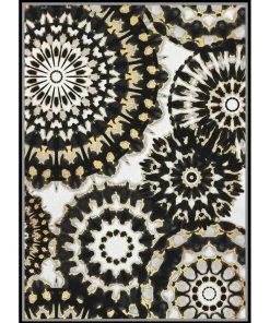 Outlet ❤️ Cooper & Co Ready To Hang Spheres Wal Art With Foil 140x100cm 🎁