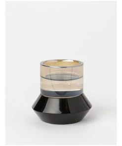 Wholesale 😍 Darren Palmer Waterfield Crystal Candle Holder 6.5x7x7cm in Black/Multi 🎁