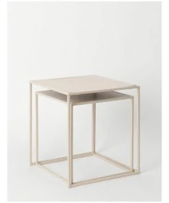 Budget 👏 Vue Aere Metal Set of 2 Side Tables in Metailc ✔️ -Deals Home Décor Store 865788310 4 720x928