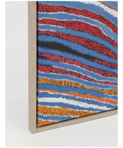 Outlet 🔔 Warlukurlangu Artists x Vue Framed Wall Art 65x45cm Pirlarla Jukurrpa (Dogwood Tree Bean Dreaming) by Liddy Napanangka Walker 👍 -Deals Home Décor Store 865788670 3 720x928