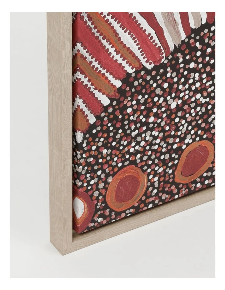 Discount π Warlukurlangu Artists x Vue Set of 3 Framed Wall Art 65 x 45cm Mina Jukurrpa (Mina Dreaming) by Helen Nungarrayi Reed π₯ 3 Discount π Warlukurlangu Artists x Vue Set of 3 Framed Wall Art 65 x 45cm Mina Jukurrpa (Mina Dreaming) by Helen Nungarrayi Reed π₯ - Image 3