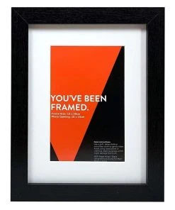 Promo ✔️ Vue Black Photo Frame 15x20/10x15cm 🎉