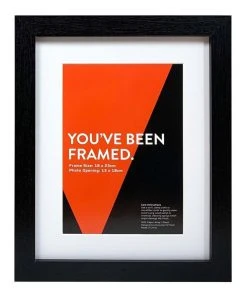 Hot Sale 👍 Vue Black Photo Frame 18x23/13x18cm 👏