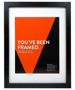 Discount 🎁 Vue Black Photo Frame 25x33/20x25cm 💯