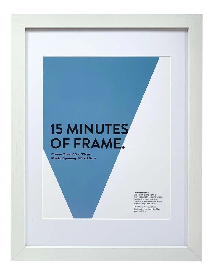 Best Sale β€οΈ Vue White Photo Frame 25x33/20x25cm π 1 Best Sale β€οΈ Vue White Photo Frame 25x33/20x25cm π