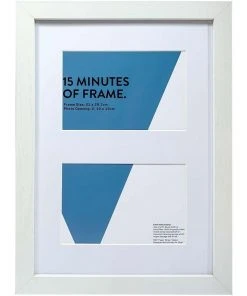 Best deal 💯 Vue White Photo Frame A4/Double 10x15cm ⌛