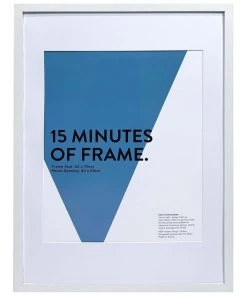 Budget 👍 Vue White Photo Frame 50x70/40x50cm ✔️