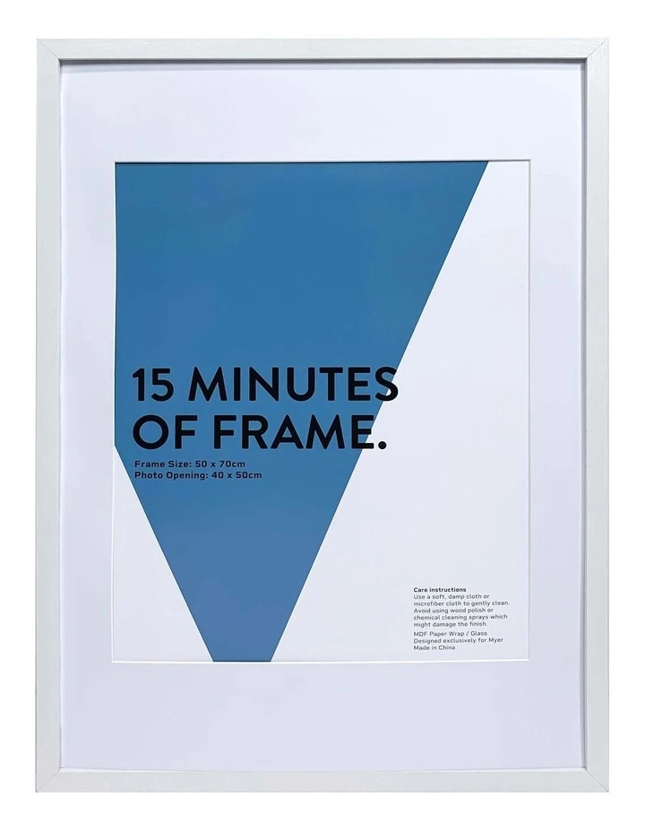 Budget π Vue White Photo Frame 50x70/40x50cm βοΈ 1 Budget π Vue White Photo Frame 50x70/40x50cm βοΈ
