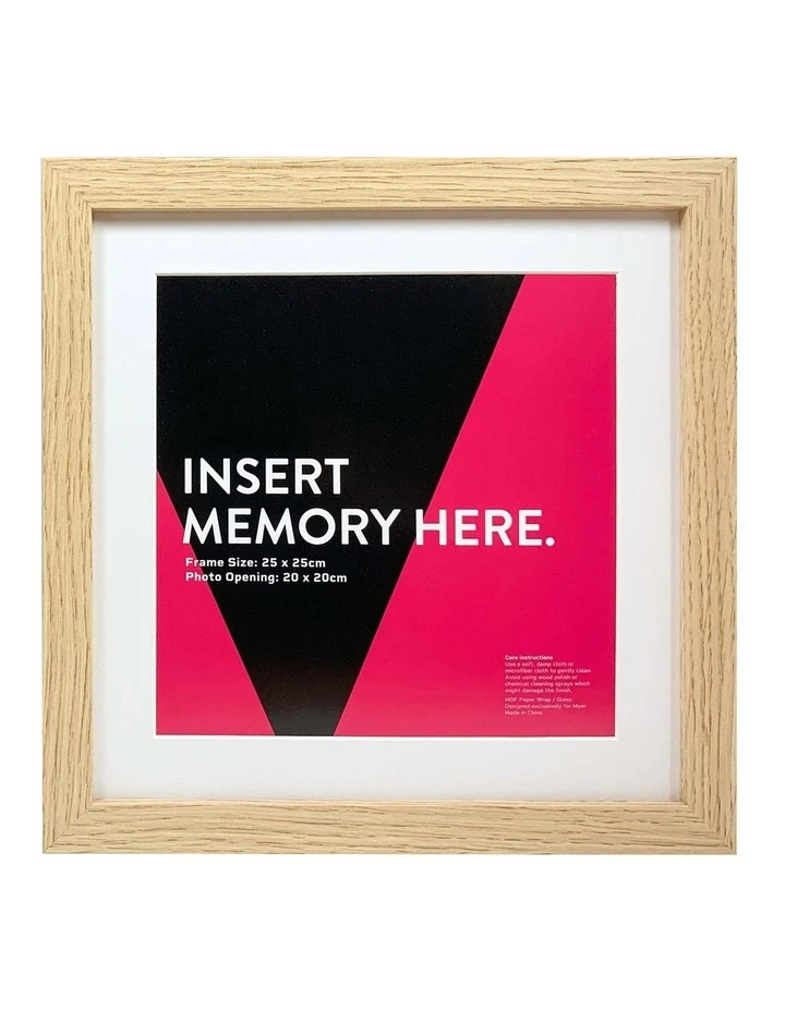 Outlet π Vue Natural Photo Frame 25x25/20x20cm 𧨠1 Outlet π Vue Natural Photo Frame 25x25/20x20cm π§¨