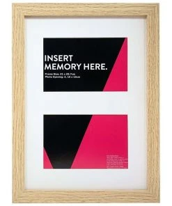 New ✨ Vue Natural Photo Frame A4/Dbl 10x15cm 🌟