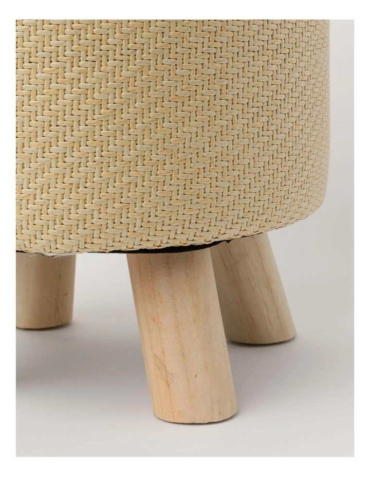 Budget ❤️ Australian House & Garden Sanderson Stool 28x28x36cm in Natural ✨ 2 Budget ❤️ Australian House & Garden Sanderson Stool 28x28x36cm in Natural ✨ - Image 2