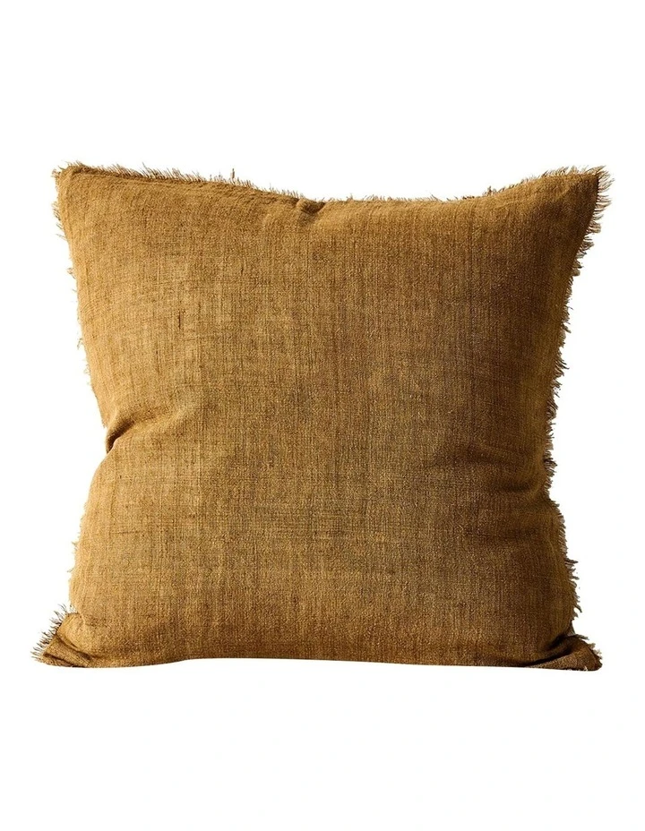 Best Pirce ⌛ Aura Home Vintage Linen Fringe Cushion in Bronze ⭐ 1 Best Pirce ⌛ Aura Home Vintage Linen Fringe Cushion in Bronze ⭐