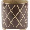 Cheap 😀 Linen House Estrada Planter Pot 16cm In Coffee ⌛