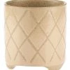 Brand new 🔔 Linen House Estrada Planter Pot 16cm In Caramel 😀