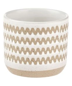 Best Pirce ✔️ Linen House Dawn Planter Pot 11cm In White 🥰