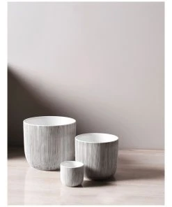 Cheap 🌟 Linen House TaupIn Planter Pot 16.5cm In White ❤️ -Deals Home Décor Store 869258980 3 720x928