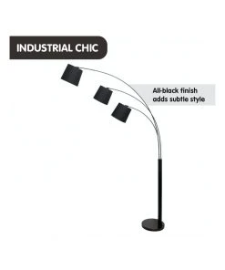 Deals ✨ Sarantino Adjustable 3-Light Tapered Shade Arc Floor Lamp Black ❤️ 11 Deals ✨ Sarantino Adjustable 3-Light Tapered Shade Arc Floor Lamp Black ❤️ -Deals Home Décor Store 869501980 5 720x928