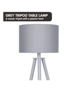 Flash Sale 🎉 Sarantino Nordic Minimalist Tripod Desk Lamp Metal and Wood 🌟 -Deals Home Décor Store 869502250 3 720x928