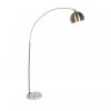 Deals ⌛ Sarantino Adjustable Height Arc Floor Lamp Antique Brass ❤️