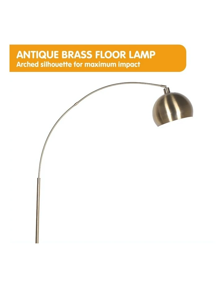 Deals ⌛ Sarantino Adjustable Height Arc Floor Lamp Antique Brass ❤️ 4 Deals ⌛ Sarantino Adjustable Height Arc Floor Lamp Antique Brass ❤️ - Image 4