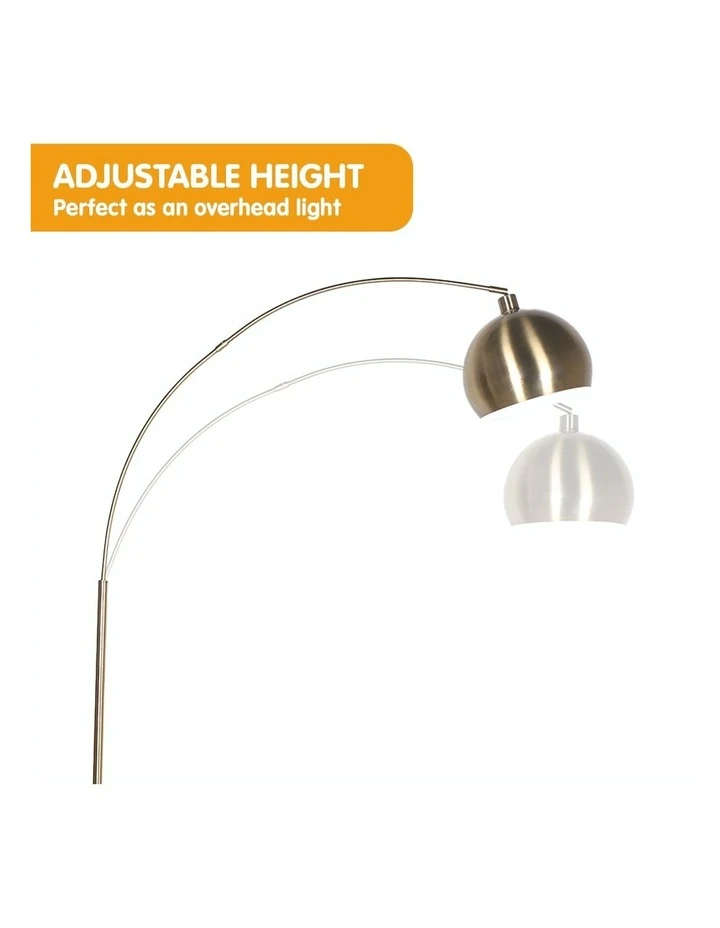 Deals ⌛ Sarantino Adjustable Height Arc Floor Lamp Antique Brass ❤️ 6 Deals ⌛ Sarantino Adjustable Height Arc Floor Lamp Antique Brass ❤️ - Image 6