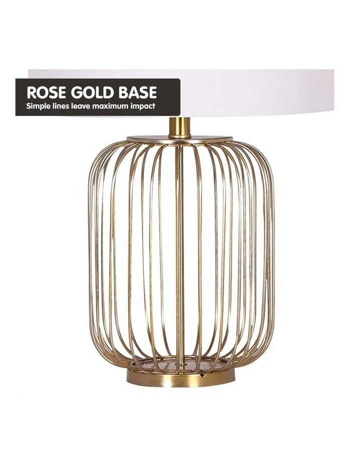 Top 10 β Sarantino Table Lamp Rose Gold Finish with White Linen Shade π€© 4 Top 10 β Sarantino Table Lamp Rose Gold Finish with White Linen Shade π€© - Image 4