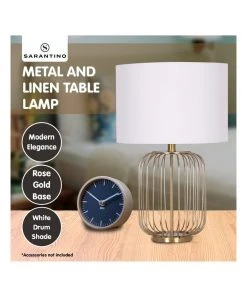 Top 10 β Sarantino Table Lamp Rose Gold Finish with White Linen Shade π€© 13 Top 10 β Sarantino Table Lamp Rose Gold Finish with White Linen Shade π€© -Deals Home DΓ©cor Store 869502430 7 720x928