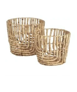 Discount 🥰 Cooper & Co Pot Of Gold Basket Set Of 2 Natural ⌛