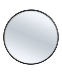 Deals 🎁 Cooper & Co Oberon Round Iron Indoor Outdoor Mirror Black ⭐