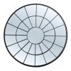 Coupon ❤️ Cooper & Co Circuit Round Iron Indoor Outdoor Mirror Black ⭐