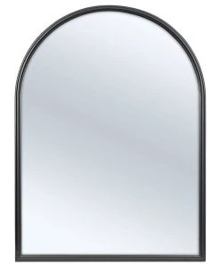 Budget 🌟 Cooper & Co Arc Iron Indoor Outdoor Mirror Black ✔️