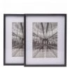 Buy 🧨 Cooper & Co 8X10" Matt To 5X7" Premium Metallicus Metal Photo Frames Set Of 2 Black ❤️