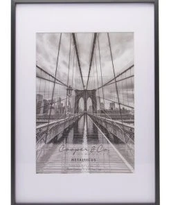 Wholesale 🎁 Cooper & Co A3 Matt To A4 Premium Metallicus Metal Photo Frames Black 🎉