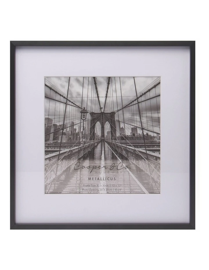 Flash Sale 𧨠Cooper & Co 12x12" Matt To 8x8" Premium Metallicus Metal Photo Frames Black π 1 Flash Sale 𧨠Cooper & Co 12x12" Matt To 8x8" Premium Metallicus Metal Photo Frames Black π
