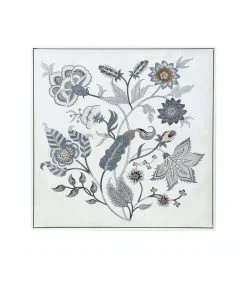 Buy ✔️ Cooper & Co Fiore Wall Art 80x80cm With Foil Finish 👏