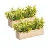 Outlet 👏 Cooper & Co Artificial Greenery Centerpiece 20cm Set Of 2 😉