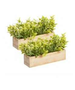 Outlet 👏 Cooper & Co Artificial Greenery Centerpiece 20cm Set Of 2 😉