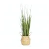 Hot Sale 🥰 Cooper & Co Artificial Onion Grass In Woven Basket ⌛