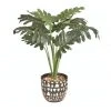 Coupon 🛒 Cooper & Co Artificial Philodendron Plant In Ceramic Pot 😍
