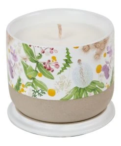 Promo ⭐ Robert Gordon RGA X Louise Jones Banksia & Wattle Candle 8.5x7.5cm White ✨ -Deals Home Décor Store 883254340 2 720x928