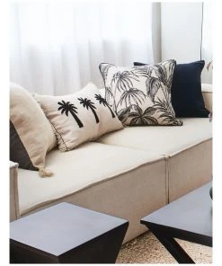 Coupon 🧨 Madras Link Bermuda Palm Linen Cushion 40x60cm ✨ -Deals Home Décor Store 883786600 2 720x928