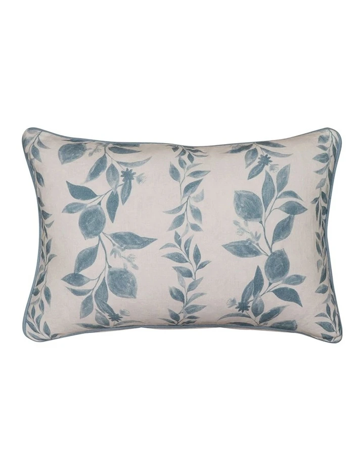 Budget π Madras Link Amari Linen Cushion Blue/Off White π 1 Budget π Madras Link Amari Linen Cushion Blue/Off White π