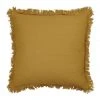 Cheapest 😀 Madras Link Fringe Cushion 55cm Mustard ✨