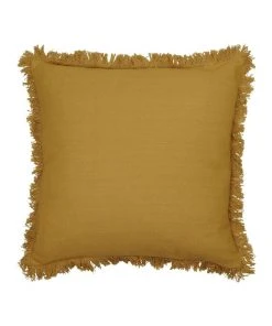 Cheapest π Madras Link Fringe Cushion 55cm Mustard β¨