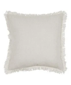 Best Sale 🎉 Madras Link Fringe Cushion 55cm in White ✨