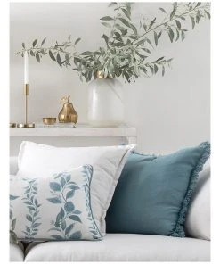 Flash Sale ⌛ Madras Link Fringe Cushion 55cm Blue 👏 -Deals Home Décor Store 883787860 3 720x928