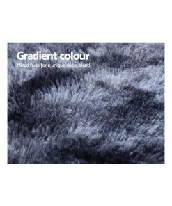 Cheap ❤️ Artiss Shaggy Gradient Floor Rugs 160cm x 230cm Dark grey 👍 -Deals Home Décor Store 888623740 6 720x928